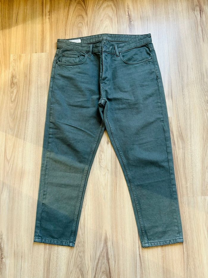 Jeans kaki droit Homme Zara Tailles 44-46 - photo numéro 1