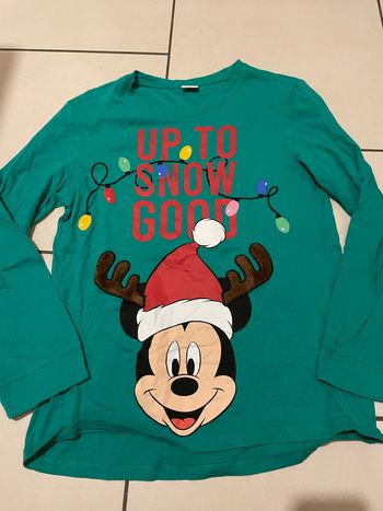 T-shirt noel disney mickey