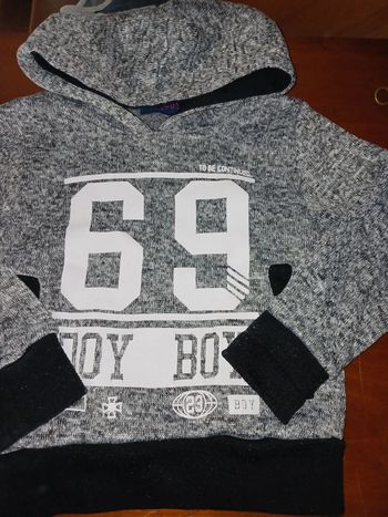 Pull gris 4 ans freeboy