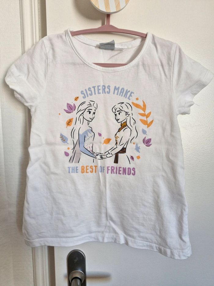 Tee shirt la reine des neiges