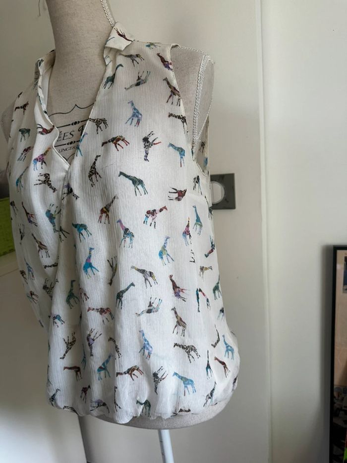 👚 Petit haut cache-cœur ZARA – taille S 🦒 - photo numéro 3