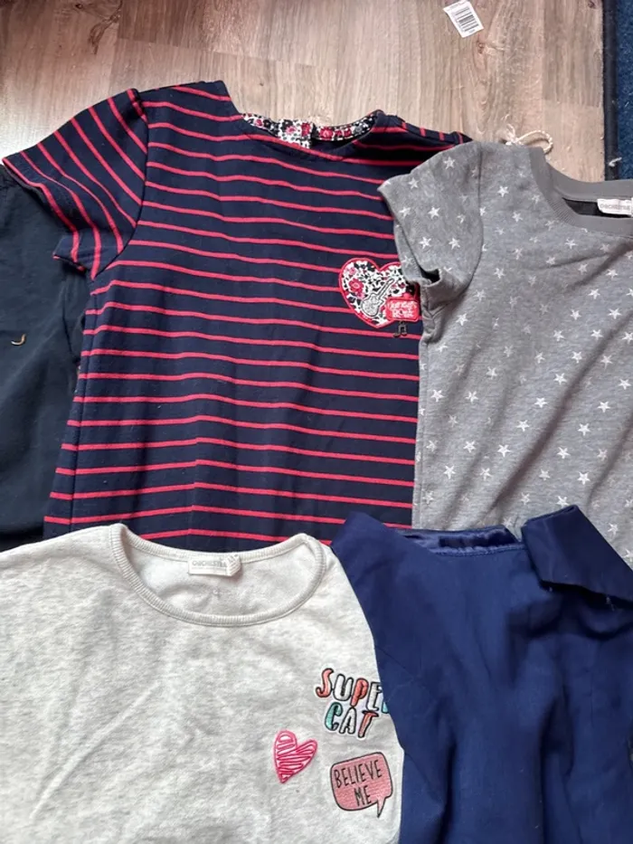 Lot 12 jolies robes automne hiver fille 8 ans - photo numéro 10