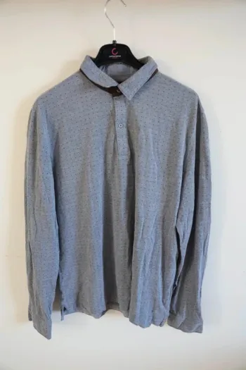 C55 polo gris Massimo Dutti XXL