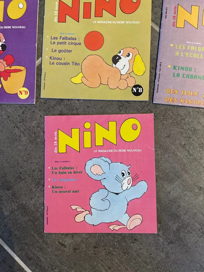 Lot de 10 magazines vintage Nino - photo numéro 2
