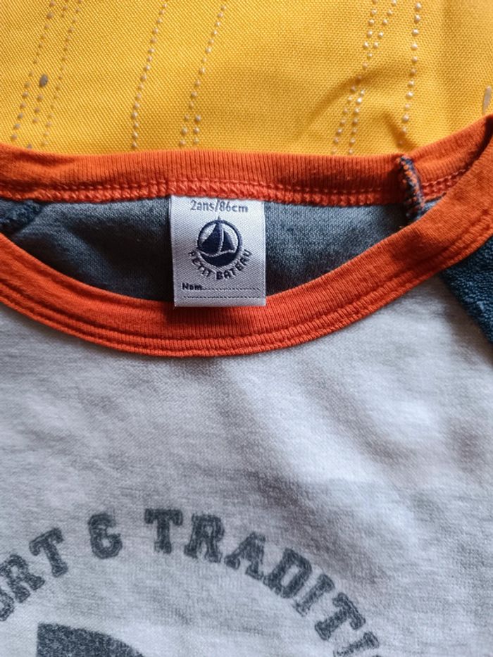 Haut de pyjama Petit Bateau 2 ans 86 cm - photo numéro 2