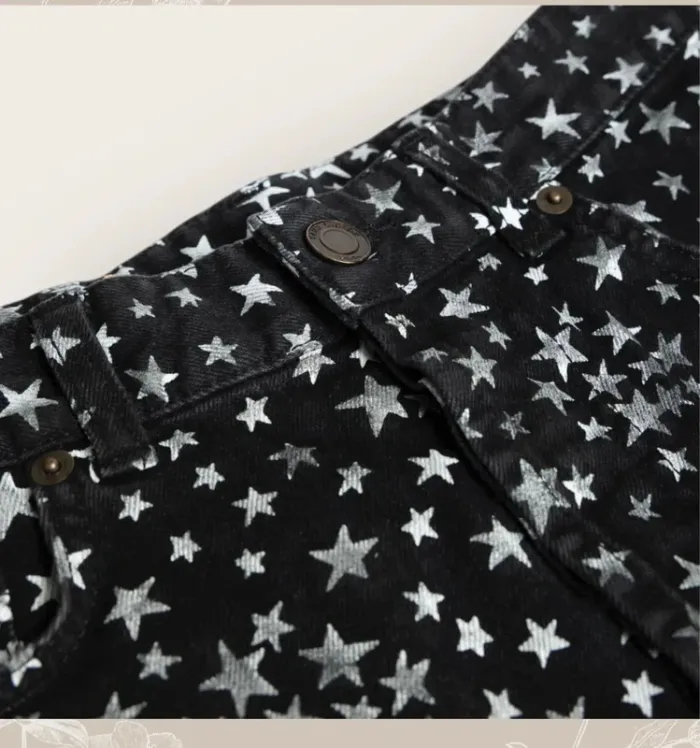 Mini short en jean noir Saint Laurent Paris – Taille 36 - photo numéro 2