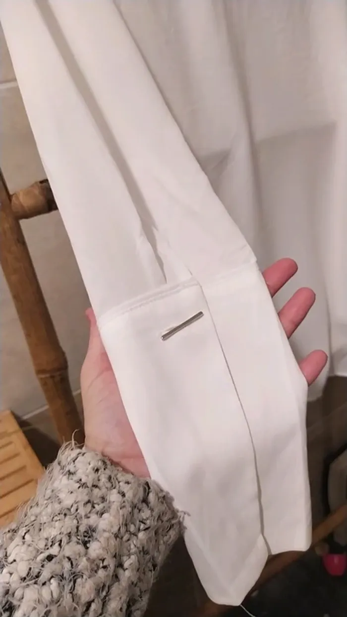 Chic blouse blanche Mango 40 - photo numéro 6