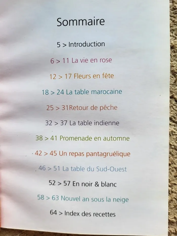 Lot de 2 livres de cuisine recettes de riz et réceptions à thème - photo numéro 6