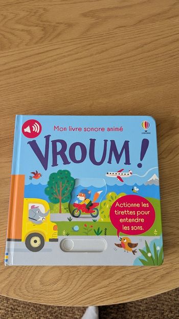 Mon livre sonore animé Vroum