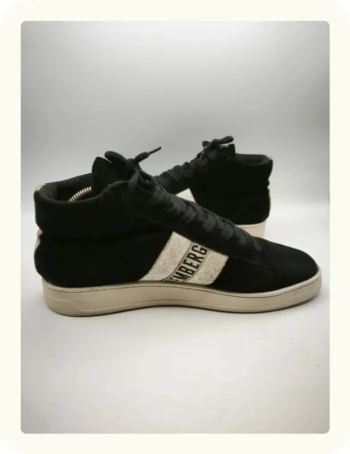 Baskets montantes effets daim Bikkembergs Taille 42 - photo numéro 3