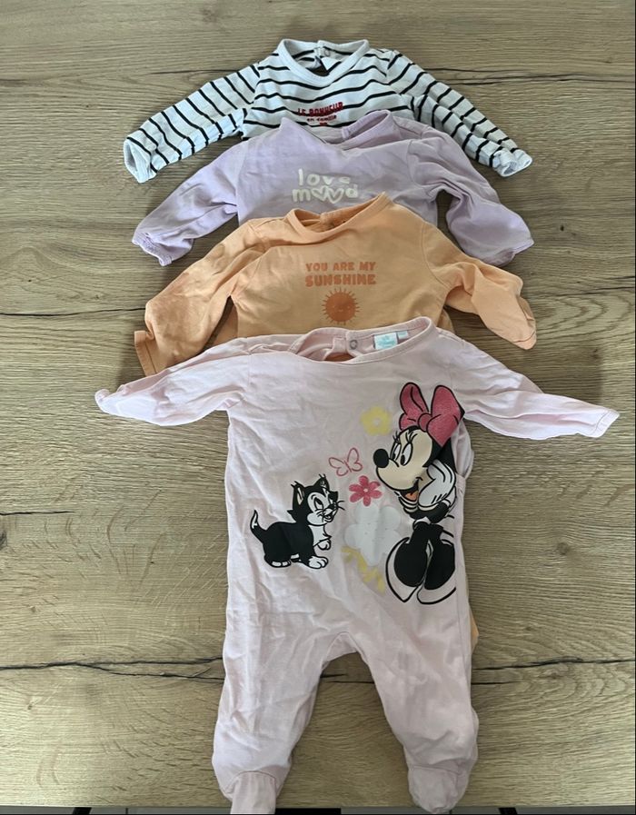 Lots de 4 pyjamas bébé