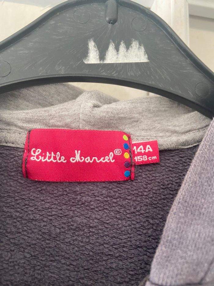 Gilet à capuche zippé Little Marcel - photo numéro 3
