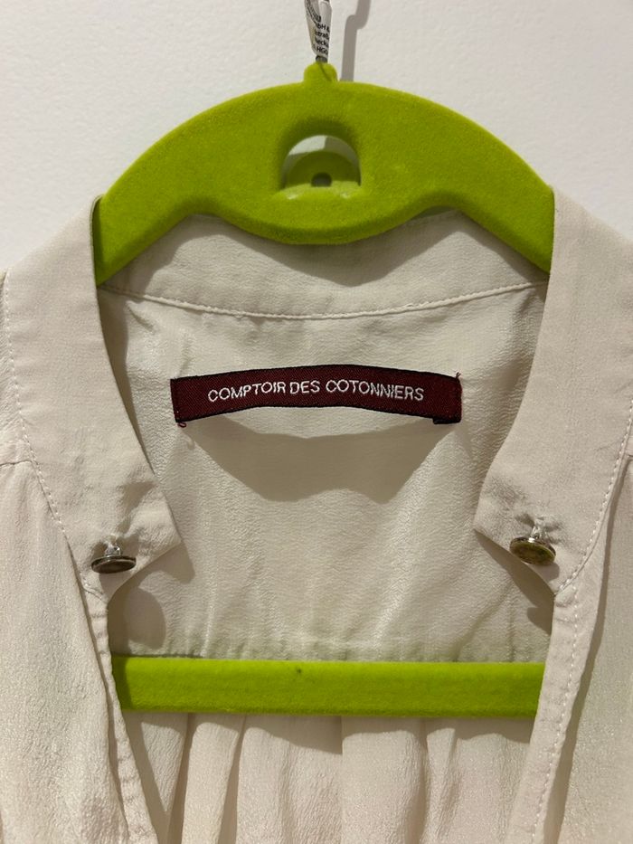 chemisier manches courtes comptoir des cotonniers - photo numéro 3
