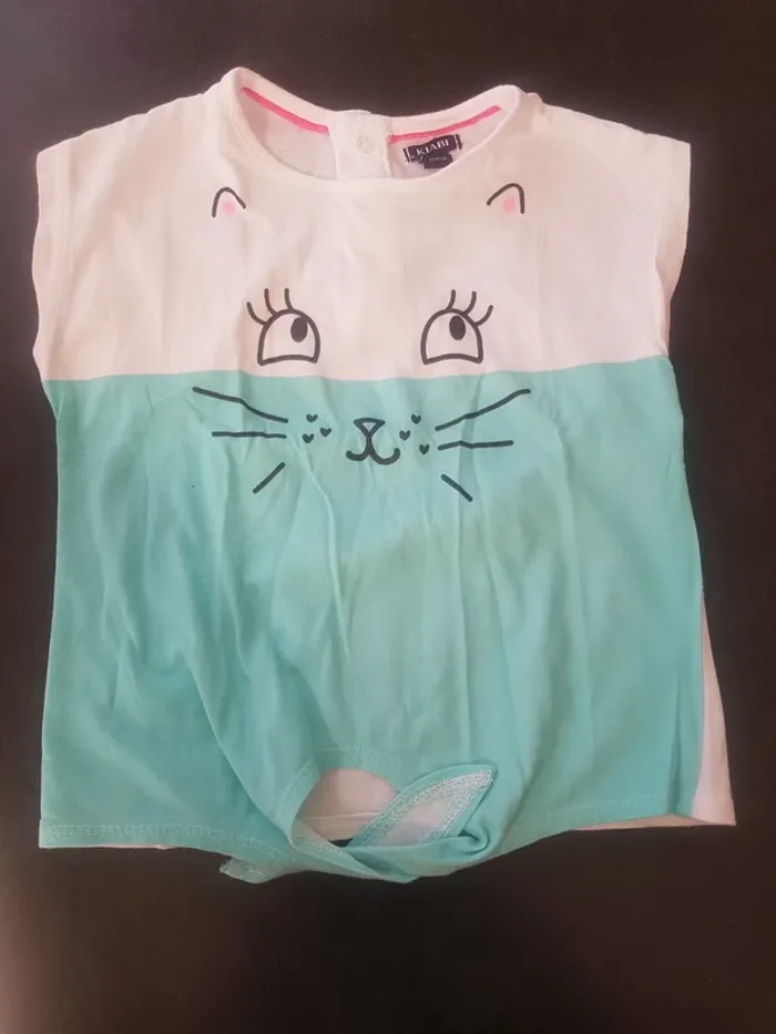 Tee shirt manches courtes Kiabi 24 mois