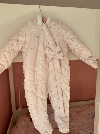 Combi pilote sergent Major 6 mois rose