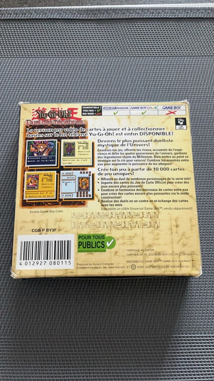 Yu-Gi-Oh Duel des Ténèbres Jeu Nintendo Gameboy Color - photo numéro 2