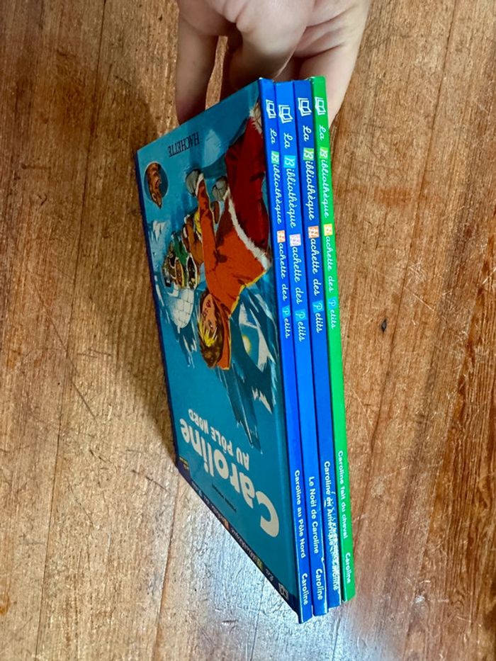 Lot de 4 livres bd albums Caroline bleu vert Pierre Probst collection - photo numéro 6