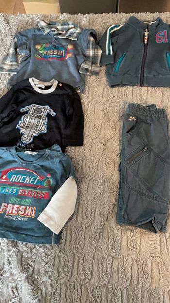 Lot de 5 vêtement mi saison IKKS en 6 mois