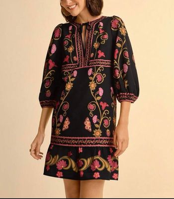 mini robe avec motif
