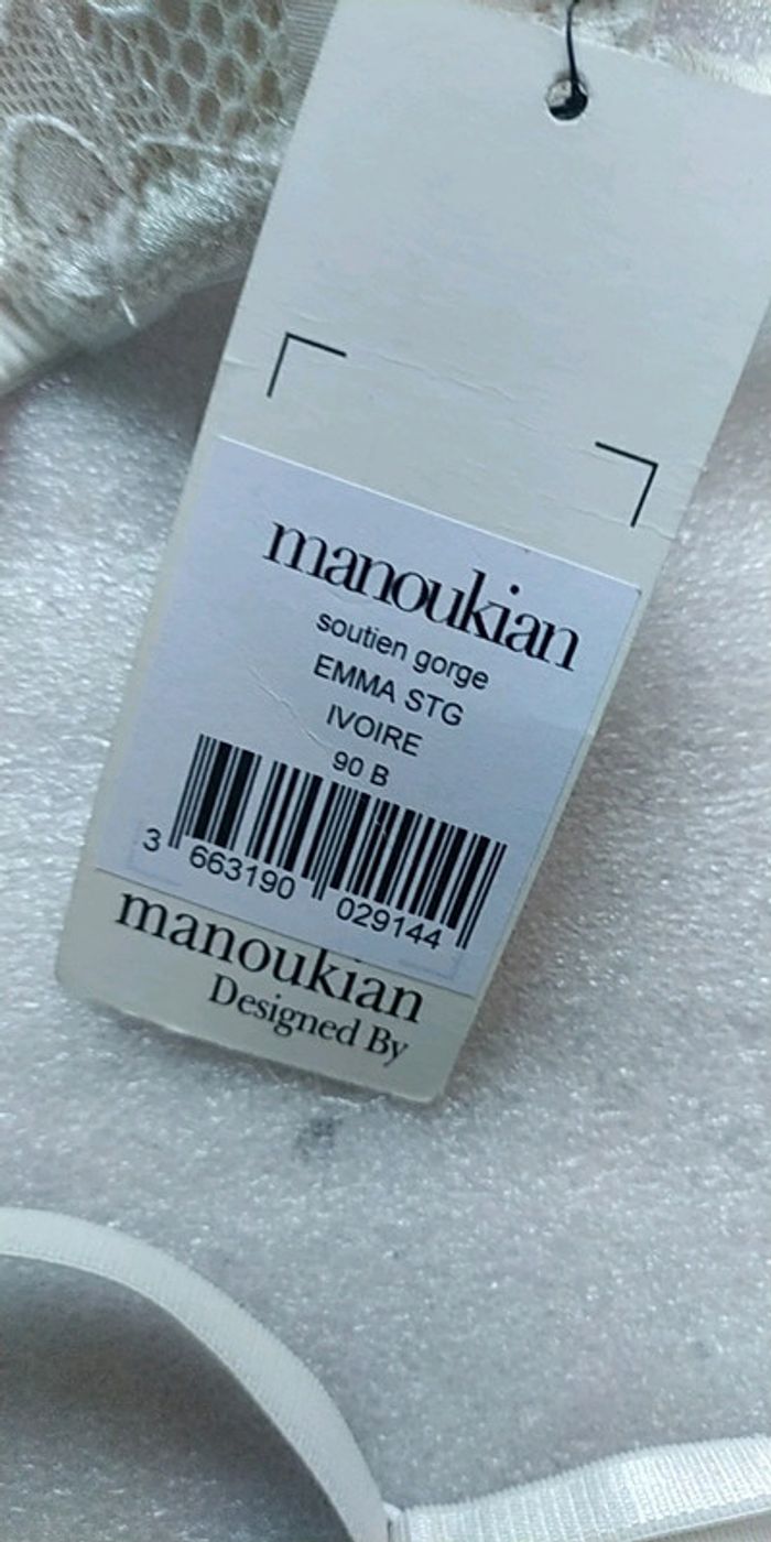 Soutien gorge Manoukian 90B neuf - photo numéro 3