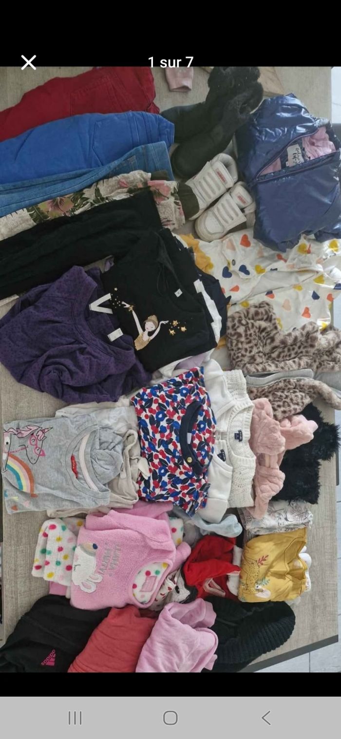 Lots habits fille 5 ans hiver