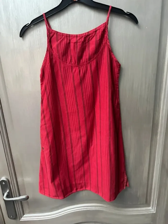 Robe sans manche IKKS fille rouge 8 ans - photo numéro 7