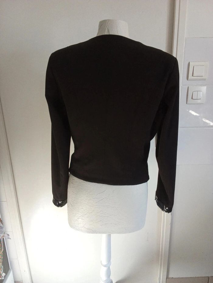 Blazer noir à strass - photo numéro 4