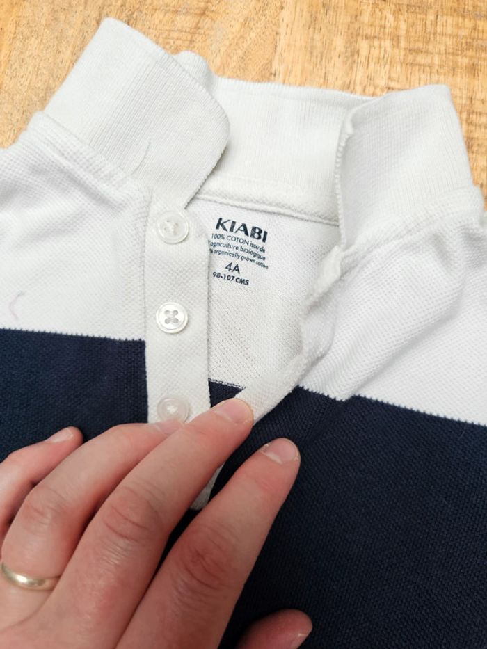 Tshirt Polo Kiabi T4 ans - photo numéro 3