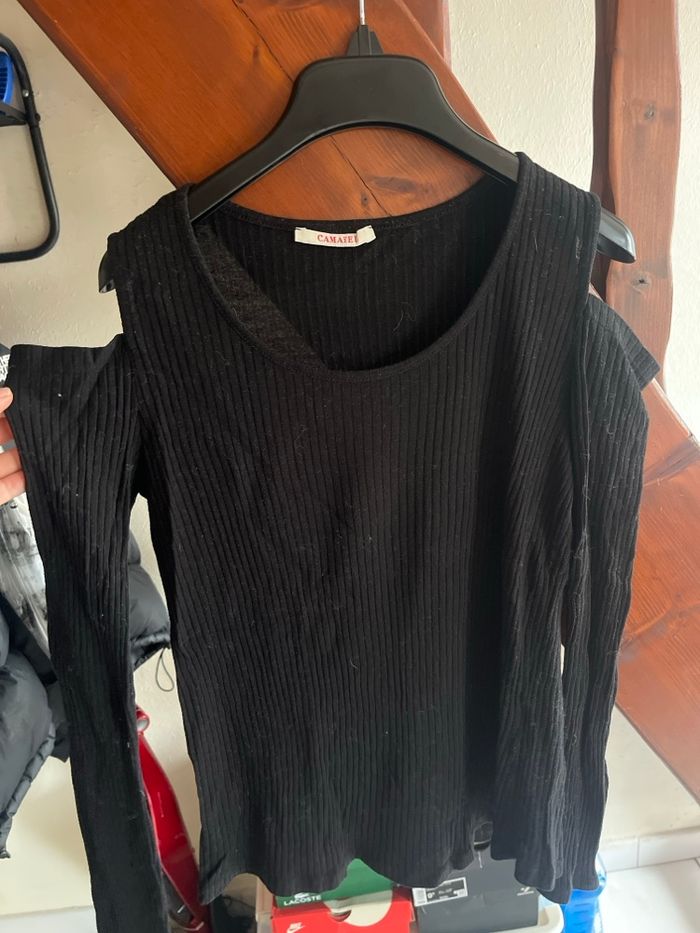 pull épaule dégarnies - photo numéro 2