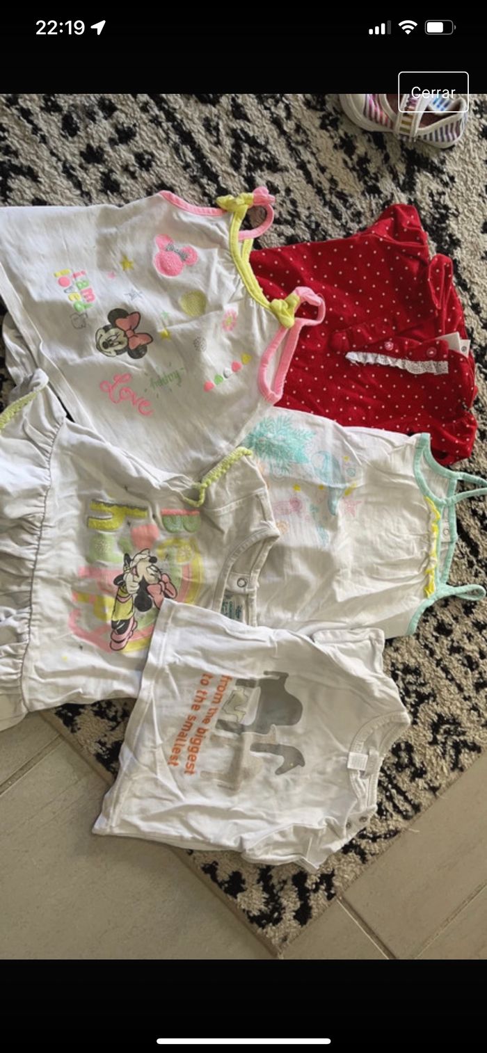 Lot t-shirt bébé fille