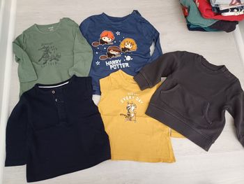 Lot de 5 t-shirt manches longues