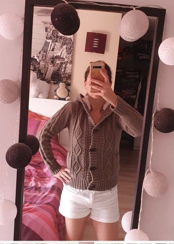 Veste chaude laine fourrure Cache Cache S