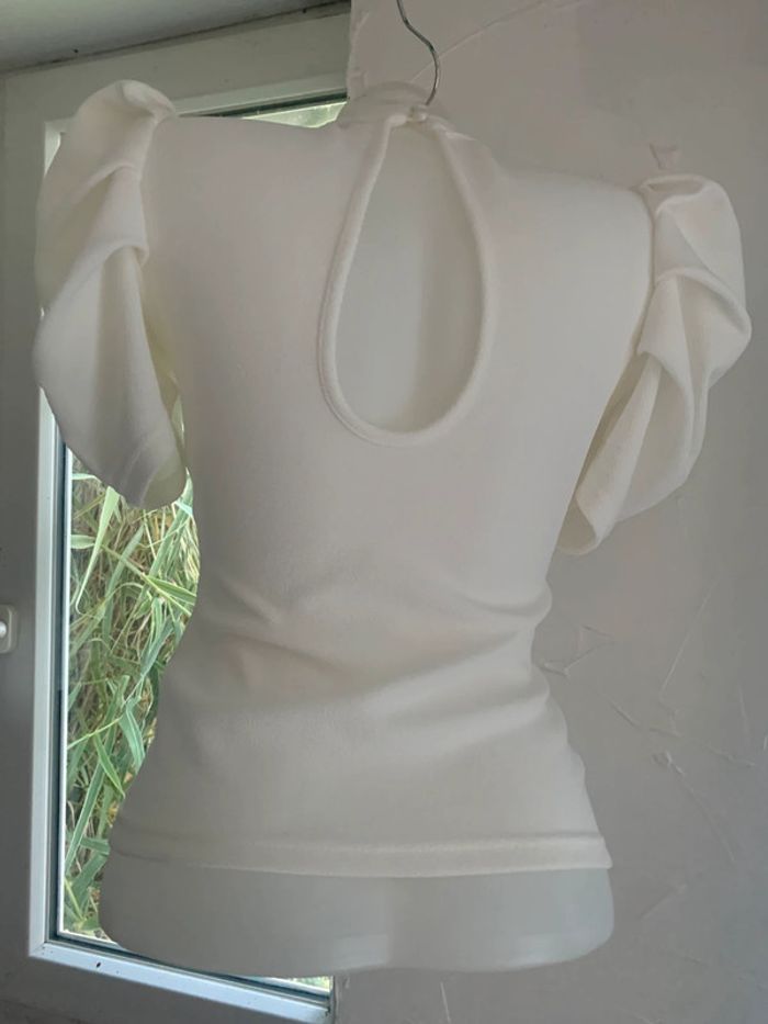 Blouse blanche SHEIN taille XS dos nu - photo numéro 8