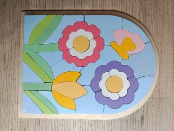 Puzzle en bois Fleurs