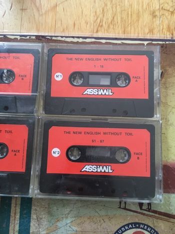 Lot de cassettes anglais
