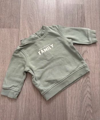 Pull fin kaki Kiabi 3 mois 56-62 cm
