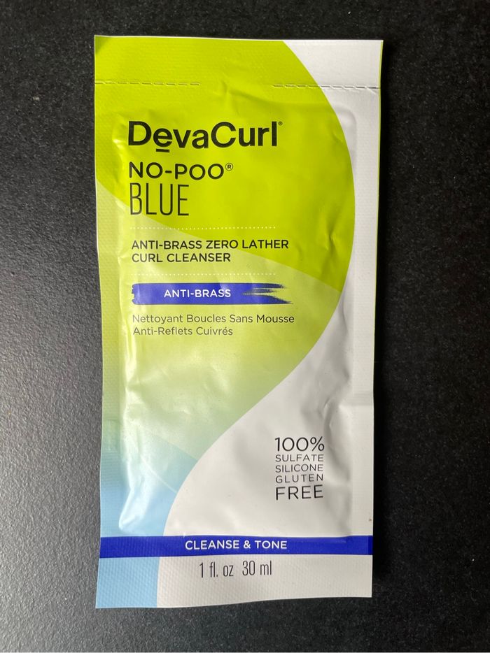 DevaCurl no-poo blue