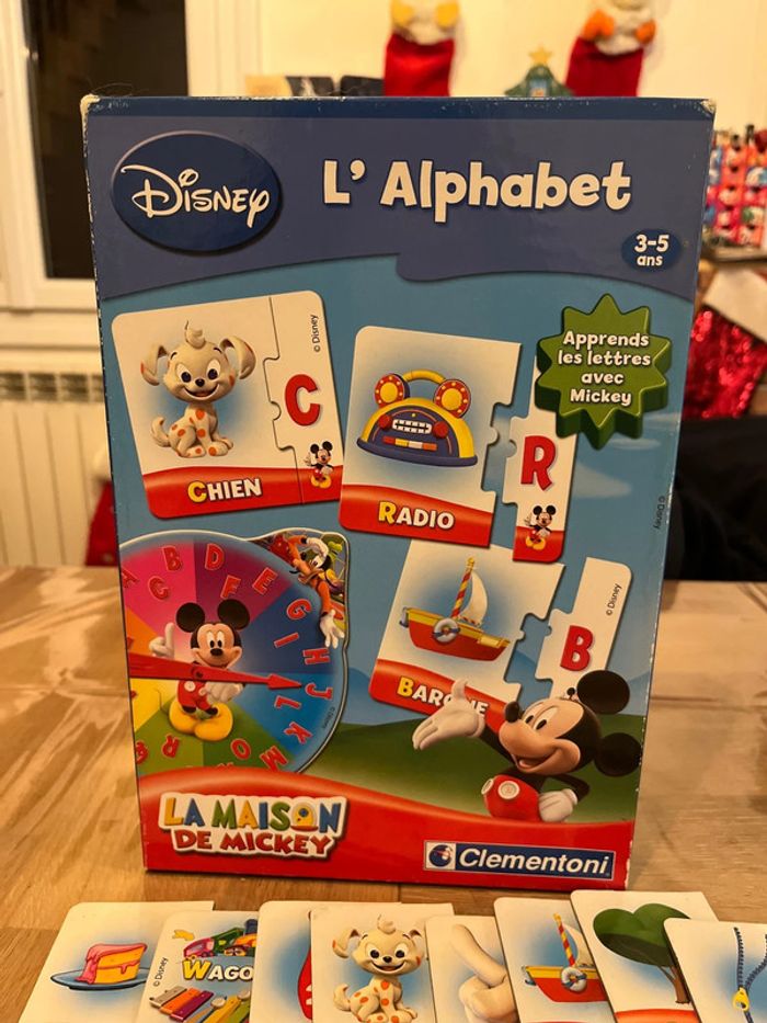 Jeu Mickey l alphabet