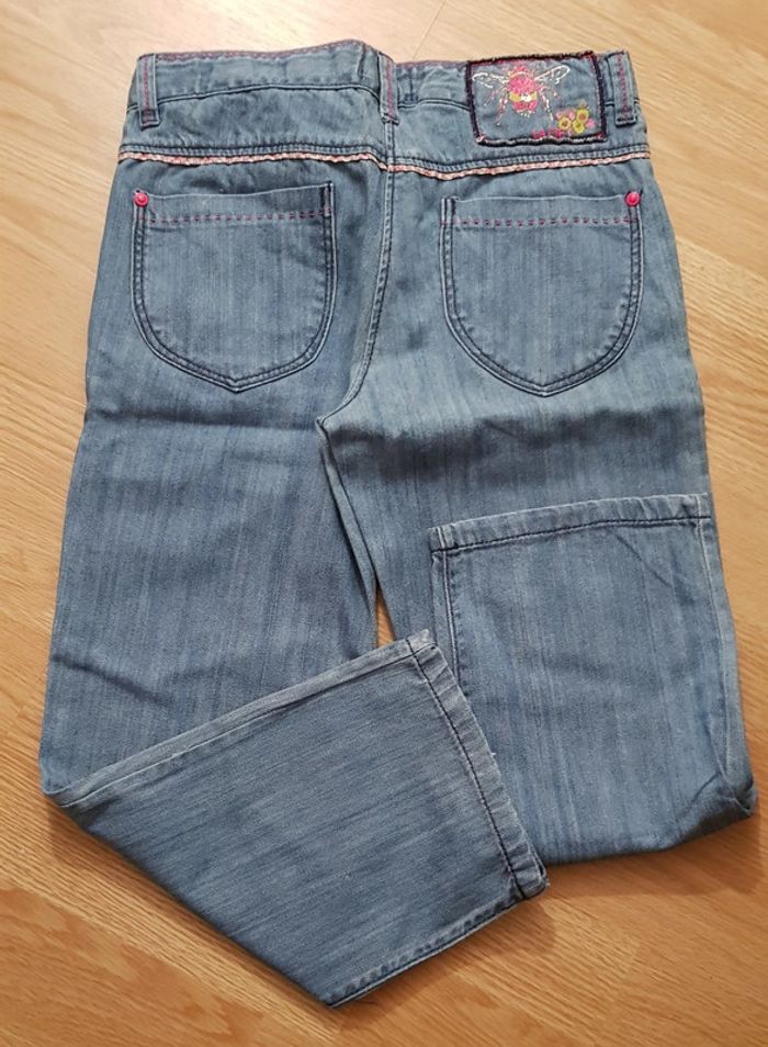 Pantalon jean bleu fille La Compagnie des Petits 10 ans - photo numéro 4