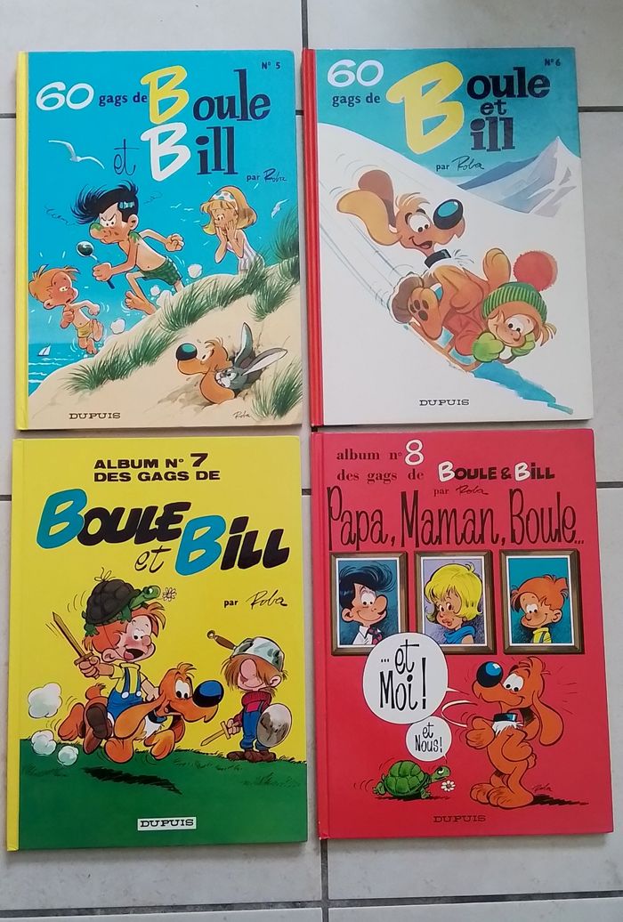 4 BD Boule et Bill tomes 5 à 8 - photo numéro 2