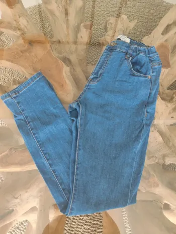 Jean fille 12 ans slim bleu Galeries Lafayette