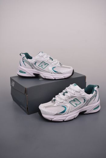 38:New Balance NB 530 ABZORB (Blanc, Gris, Vert)
