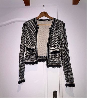 Gilet/blazer noir et blanc Pimkie S