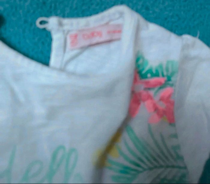 T-shirt été fille gemo 18 mois - photo numéro 2