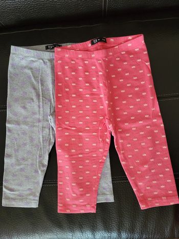 Lot de leggings courts en taille 5-6 ans