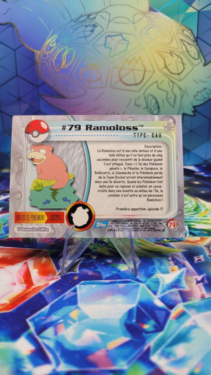 Carte Pokémon Topps n°79 Ramoloss Series 1 FR - photo numéro 3