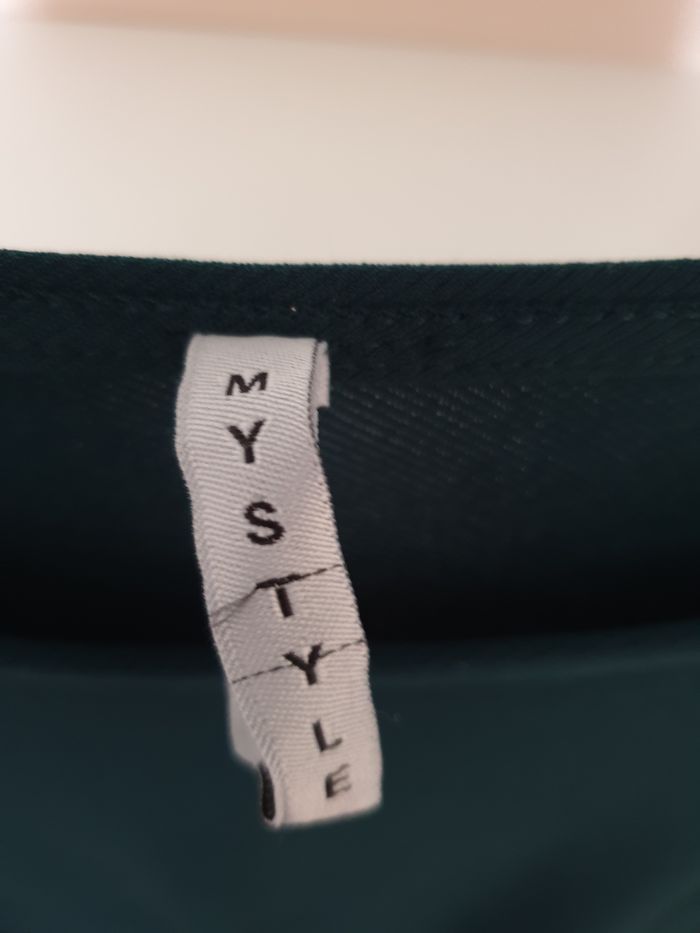 Blouse verte manches longues – My Style - T3 - photo numéro 8