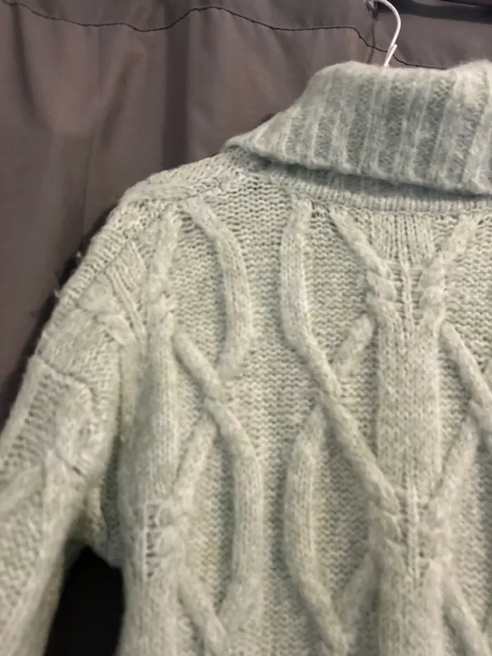 Pull robe, longue émeraude - photo numéro 3