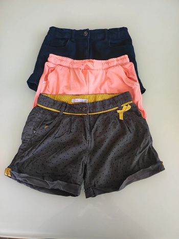 Lot shorts fille