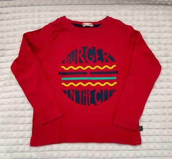 Tee-shirt manches longues garçon 3 ans « Burger in the city »